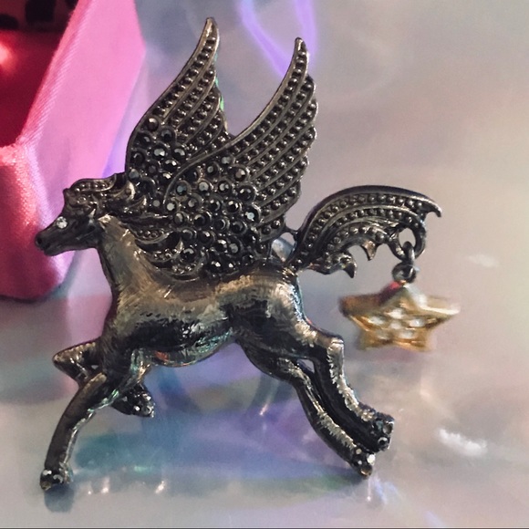 Betsey Johnson Jewelry - Pegasus Betsey Johnson ring vintage original new